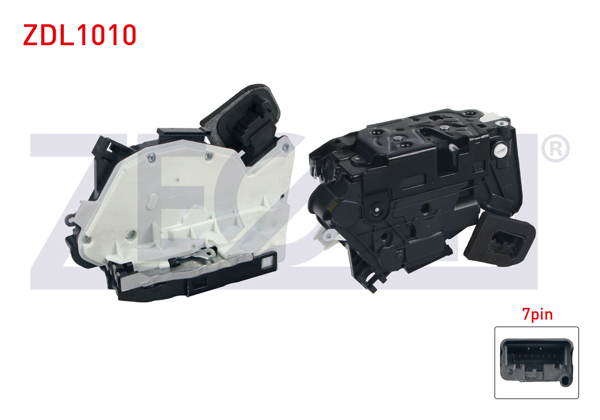 ZEGEN ZDL1010 | Kapı Kilidi Motorlu Sol Arka 7 Pin VW Golf VI-VII-Jetta III-IV-Polo-Sharan-Touran-Passat-Amarok-Caddy IV 08-/ Skoda Octavia-Rapid-Yeti 09-/ Seat Ibiza V-Leon-Alhambra 08 -
