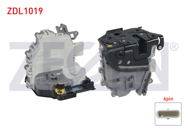 ZEGEN ZDL1019 | Kapı Kilidi Motorlu Sağ Arka 6 Pin Seat Leon 2005-2015 / Altea 2004 -