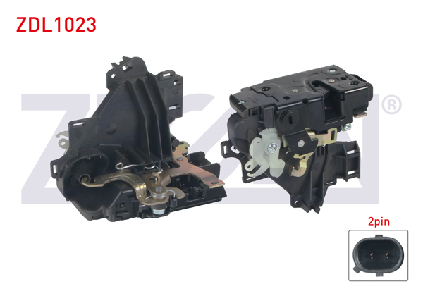 ZEGEN ZDL1023 | Kapı Kilidi Motorlu Sağ Arka 2 Pin Volkswagen Polo / Skoda Fabia 1999-2007 / Seat Ibiza IV-Cordoba 2002-2009