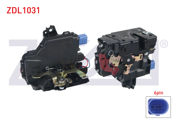 ZEGEN ZDL1031 | Kapı Kilidi Motorlu Sağ Arka 6 Pin Volkswagen Polo 2001-2012 / Skoda Fabia 1999-2007 / Seat Cordoba-Ibiza IV 2002-2009