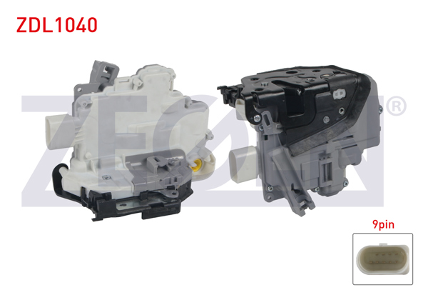ZEGEN ZDL1040 | Kapı Kilidi Motorlu Sol Ön 9 Pin Volkswagen Passat 2005-2012 Tiguan 2007-2016 / Audi A4-Q7 2006-2015 / Skoda Superb 2010-2015
