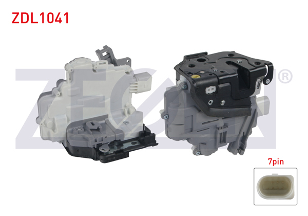 ZEGEN ZDL1041 | Kapı Kilidi Motorlu Sağ On 7 Pin Volkswagen Passat 2005-2012 Tiguan 2007-2016 / Audi A4-Q7 2006-2015 / Skoda Superb 2010-2015