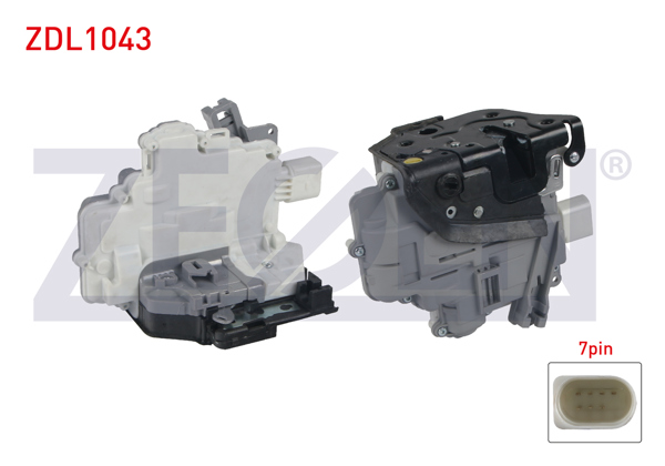 ZEGEN ZDL1043 | Kapı Kilidi Motorlu Sağ Arka 7 Pin Volkswagen Passat 2005-2012 Tiguan 2007-2016 / Audi A4-Q7 2006-2015 / Skoda Superb 2010-2015