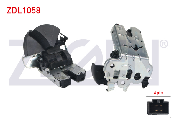 ZEGEN ZDL1058 | Bagaj Kilidi 4 Pin Volkswagen Jetta IV 2010-2017