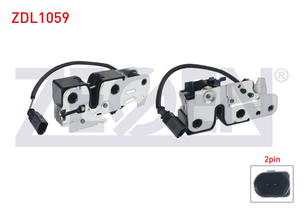 ZEGEN ZDL1059 | Kaput Kilidi 2 Pin Volkswagen Golf V-Jetta III 2003-2010