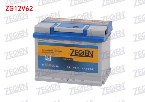 ZEGEN ZG12V62 | Aku 12V 62 Ah (242X175x190)