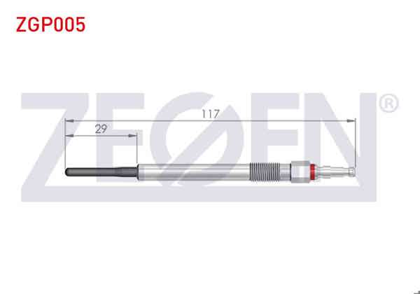 ZEGEN ZGP005 | Kızdırma Buji 4,4V Audi A3 (8P1) 2.0 TDI 2003-2012 / A4 (8Ec,B7) 2.0 TDI 2004-2008 / Volkswagen Passat (3C2) 2.0 TDI 2005-2008 / Jetta III (1K2) 2.0 TDI 2005-2010 / Skoda Superb (3T4) 2.0 TDI 2010-2015 | 10 Adet