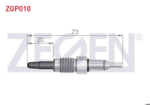 ZEGEN ZGP010 | Kızdırma Buji 12V Volkswagen Passat (3B3) 1.9 TDI 2000-2005 / Bora (1J2) 1.9 TDI 1998-2005 / Golf IV (1J1) 1.9 TDI 1997-2005 / Volvo S40 I 1.9 TD 1995-2003 / Volvo 850 (Ls) 2.5 TDI 1991-1997 | 10 Adet