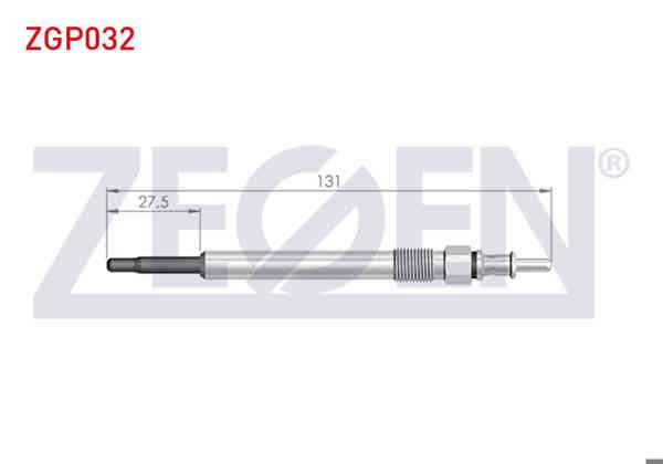 ZEGEN ZGP032 | Kızdırma Buji 11,5V Mercedes C Class (W202) C 200Cdı 1993-2000 / E Class (W210) E200cdı 1995-2002 / Sprinter 3T (903) 308Cdı 1995-2006 / Vito (638) 108-110-112Cdı 1997-2003 | 10 Adet