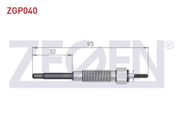 ZEGEN ZGP040 | Kızdırma Buji 11V Toyota Hilux Pick Up (_N_) 2.5D-4D 1983-2005 / Hiace III (_H10_) 2.4D 1989-1995 / Hiace IV 2.4D 1996-/ Toyota Land Cruiser 2.4İ 1984-1996 / Land Cruiser (Kdj15_Grj15_) 3.0D-4D 2010-| 10 Adet