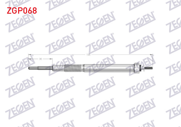 ZEGEN ZGP068 | Kızdırma Buji 11V Ford Ranger 2.5 TDCI, 3.0 TDCI 2006-2011 / Mazda Bt 50 2.5 D 2006-2012 | 10 Adet