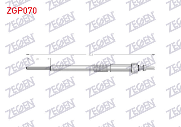 ZEGEN ZGP070 | Kızdırma Buji 11V Honda Accord / Civic / Cr-V / 2.2 Ctdı 11V | 10 Adet