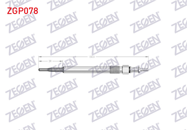 ZEGEN ZGP078 | Kızdırma Buji 7V Mercedes (W204, W211, W164, B906) Om646 | 10 Adet