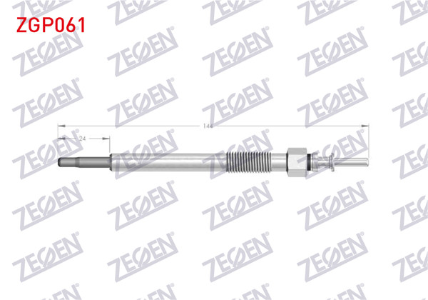 ZEGEN ZGP083 | Kızdırma Buji 11V Opel Astra G, H / Combo / Corsa C, D / Meriva / Zafira / Honda Civic VII 1.7 CDTI | 10 Adet