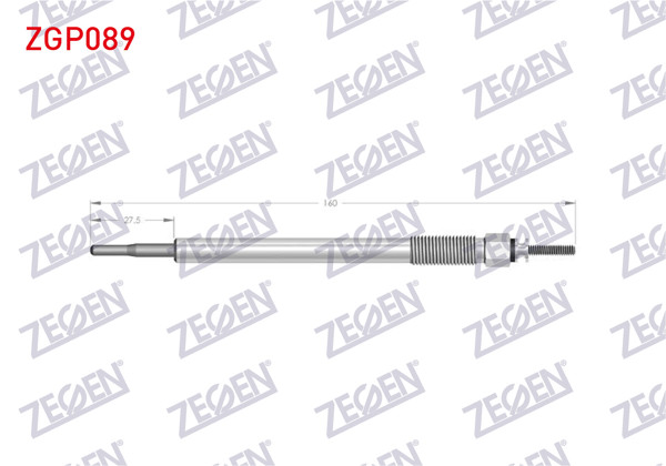 ZEGEN ZGP089 | Kızdırma Buji 11V Toyota Avensis 2.0, 2.2 D-4D 2005-2008 / Corolla Verso 2.2 D-4D 2006-2009 / Rav4 III 2.2 D-4D | 10 Adet