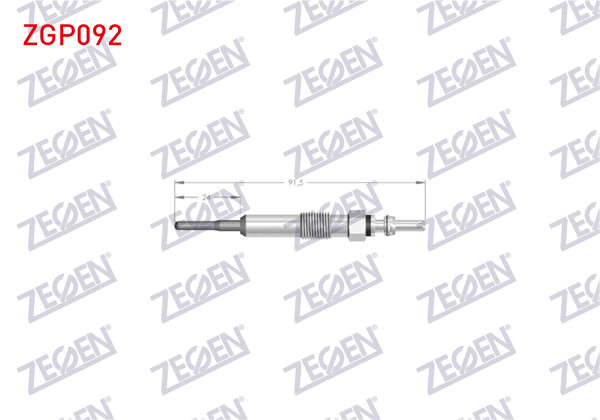 ZEGEN ZGP092 | Kızdırma Buji 4,4V Renault Megane III, Scenic III 1.9 DCI 2009-/ Suzuki Grand Vitara 1.9 Ddıs 2005-2015 | 10 Adet