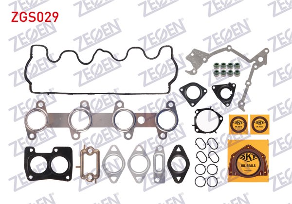 ZEGEN ZGS029 | Motor Takım Conta Keçeli (Skc Yok) Skt Keçeli Fiat Doblo 1.9 D 2001-2010 Skt Keçeli