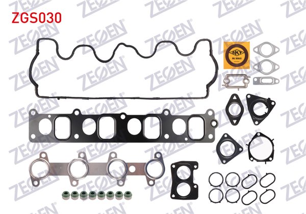 ZEGEN ZGS030 | Motor Üst Takım Conta Keçeli Fiat Doblo 1.9 D 2001-2010 Skt Keçeli