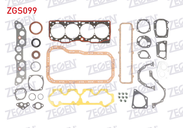ZEGEN ZGS099 | Motor Takım Conta Keçeli SLX-Tempra 1.6