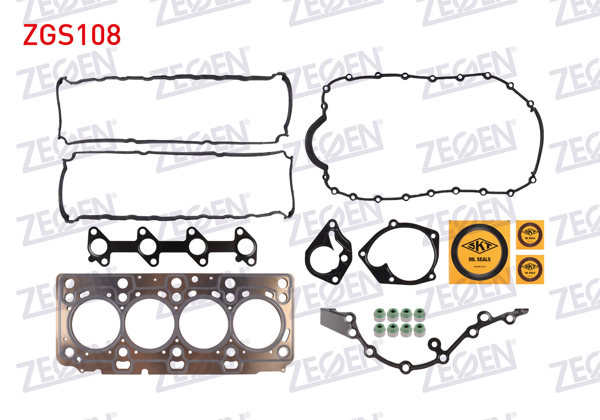 ZEGEN ZGS108 | Motor Takım Conta Full Renault Clio-Kangoo-Megane 1.5 DCI