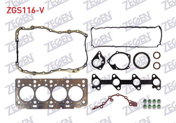 ZEGEN ZGS116-V | Motor Takım Conta Keçeli Clio / Megane / Fluence 1.5 DCI (Vıton Keçeli)