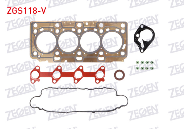 ZEGEN ZGS118-V | Motor Üst Takım Conta Eks Keçeli Fluence / Clio / Megane 1.5 DCI (Vıton Keçeli)