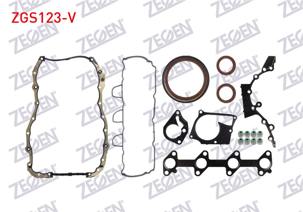 ZEGEN ZGS123-V | Motor Takım Conta (Skc Yok) Clio IV / Kangoo III / Fluence / Megane 1.5 DCI (Vıton Keçeli)