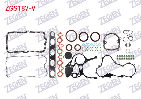 ZEGEN ZGS187-V | Motor Takım Conta (Skc Yok) Renault Master II 2.5 DCI G9u (Vıton Keçeli)