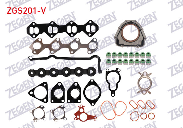 ZEGEN ZGS201-V | Motor Takım Conta (Skc Yok) Renault Traffic II 2.0 DCI M9r (Vıton Keçeli)