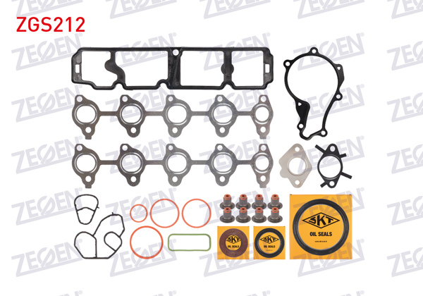 ZEGEN ZGS212 | Motor Takım Conta Full (Skc Yok) (Skt Keçeli) Euro 5 Citroen Berlingo-Peugeot Partner-301-308-3008 1.6 HDI Ford Focus-Connect 1.6 TDCI