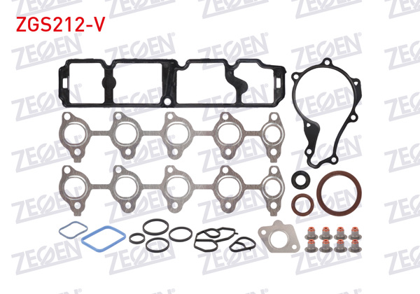 ZEGEN ZGS212-V | Motor Takım Conta Full (Skc Yok) (Vıton Keçeli) Euro 5 Citroen Berlingo-Peugeot Partner-301-308-3008 1.6 HDI Ford Focus-Connect 1.6 TDCI