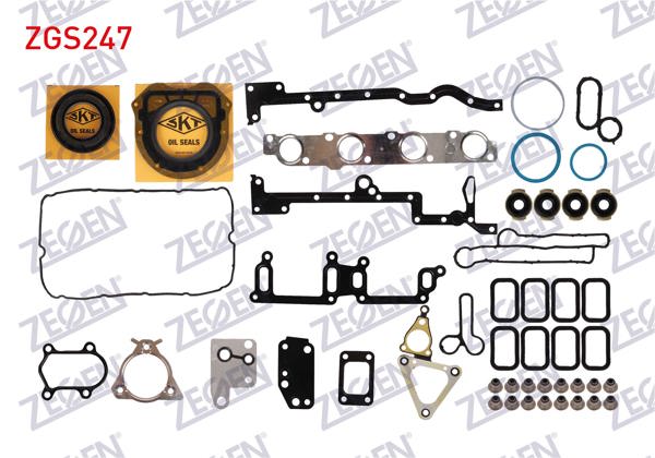 ZEGEN ZGS247 | Motor Takım Conta (Skc Yok) Ford Transit V184 2.4 TDCI 2000-2006 Skt Keçeli