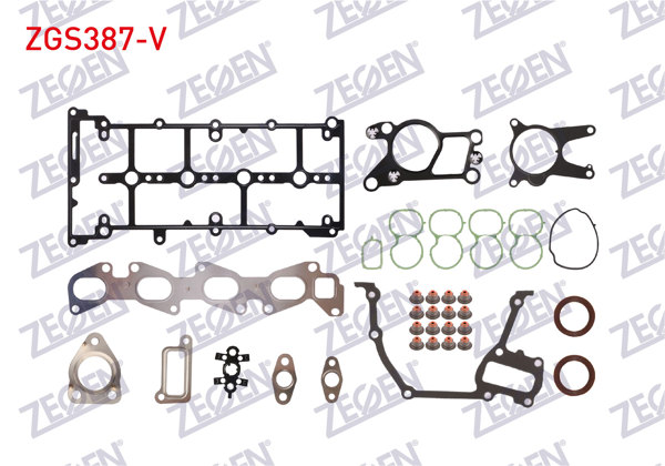 ZEGEN ZGS387-V | Motor Takım Conta Arka Krank Keçesiz (Skc Yok) Linea-Doblo-Egea 1.6 Mtj (Vıton Keçeli)