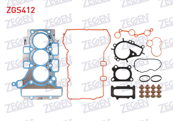 ZEGEN ZGS412 | Üst Takım Conta Keçesiz Corsa F-Crossland X-Peugeot 301-208-2008 1.2