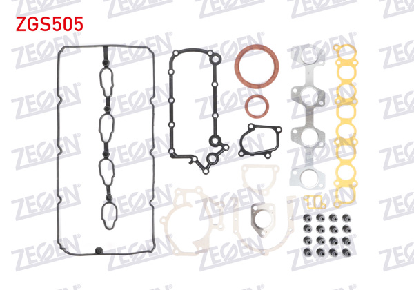 ZEGEN ZGS505 | Motor Takım Conta (Skc Yok) Starex 2.5 CRDI