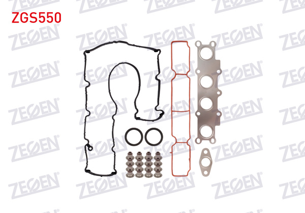 ZEGEN ZGS550 | Motor Üst Takım Conta Keçeli (Skcsız) Focus / Connect 1.6 Ecoboost