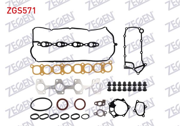 ZEGEN ZGS571 | Motor Takım Conta (Skc Yok) Starex / K2500 2.5 CRDI