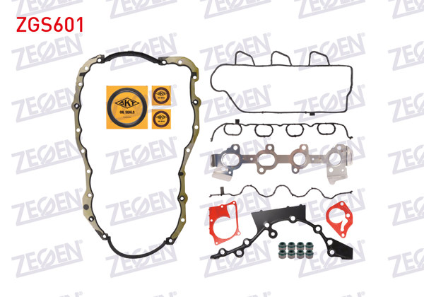 ZEGEN ZGS601 | Motor Takım Conta (Skc Yok) Megane IV / Clio V / Kangoo / Captur / Clio Symbol / Dokker / Duster / Sandero 1.5 Bluedcı Euro 6 (Skt Keçeli)