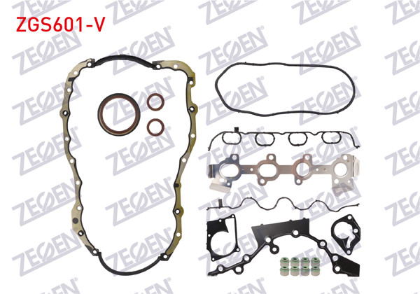 ZEGEN ZGS601-V | Motor Takım Conta (Skc Yok) Megane IV / Clio V / Kangoo / Captur / Clio Symbol / Dokker / Duster / Sandero 1.5 Bluedcı Euro 6