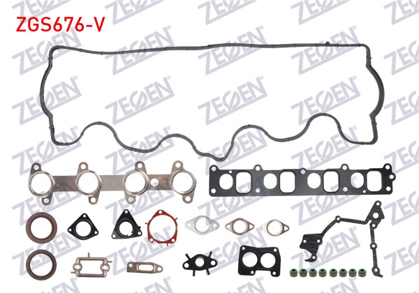 ZEGEN ZGS676-V | Motor Takım Conta Keçeli (Skc Yok) Doblo 1.9 / 1.9 JTD (Vıton Keçeli)