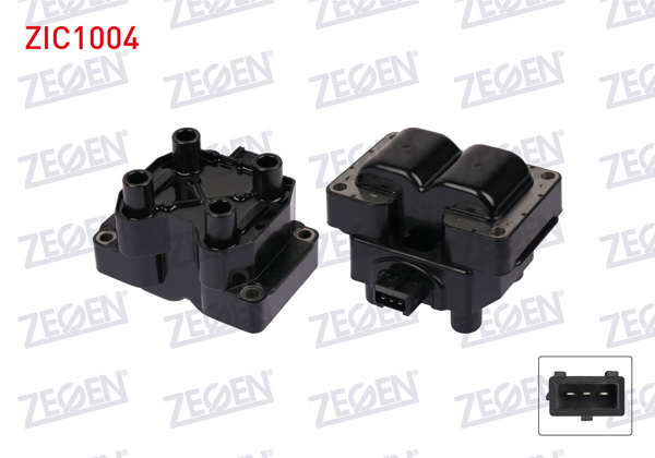ZEGEN ZIC1004 | Ateşleme Bobini Fiat Albea 1.2İ 2003-2007 / Tempra 1.4İ 1992-1999 / Tempra 1.6İ 1992-1999 / Tipo 1.6İ 1990-2000 / Palio 1.2İ 8V 1996-2005 / Golf III 2.0 Gtı 1991-1999 / Sportage 2.0İ 1994-2004