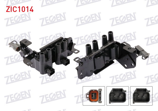 ZEGEN ZIC1014 | Ateşleme Bobini Hyundai Accent II 1.6İ 2000-2005 / Elantra 1.6İ 2001-2007 / Getz 1.4İ 2002-2008 / Getz 1.6İ 2002-2008 / Matrix 1.6 2001-2010 / Kia Rio II 1.4İ 16V 2006-2011 / Cerato 1.6İ 2004-2012