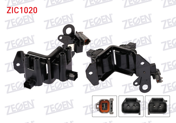 ZEGEN ZIC1020 | Ateşleme Bobini Accent I (X-3) 1.3İ (G4eh) L Tipi 1994-2000 / Accent Admıre 1.3 (G4ea) 2003-2006 / Accent Admıre 1.6 (G4ed,G4eg) 2003-2006 / Accent II (Lc) 1.5İ 2000-2005 / Accent II (Lc) 1.3 2000-2005