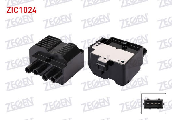 ZEGEN ZIC1024 | Ateşleme Bobini Opel Astra F 1.4İ 1991-1998 / Astra F 1.6İ 1991-1998 / Corsa B 1.2İ 1993-2000 / Corsa B 1.4İ 1993-2000 / Tigra A 1.6 16V 1994-2000 / Vectra B 1.6İ 1995-2003 / Fiat Tempra 1.6İ 1992-1999
