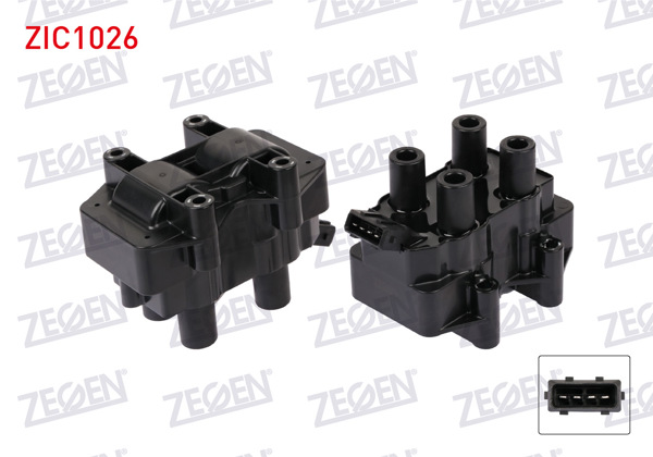 ZEGEN ZIC1026 | Ateşleme Bobini Opel Vectra B 2.0İ (X20xev,C20sel) 1995-2003 / Astra F 2.0 (X20xev) 1991-1998 / Astra G (F69) 2.0 16V (X20xev,C20sel) 1998-2005 / Vectra A 2.0 (X20xev) 1988-1995
