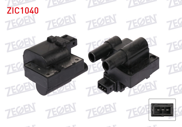 ZEGEN ZIC1040 | Ateşleme Bobini Renault Clio II 1.4İ 1. Ve 4. Silindir 1998-2005 / Kangoo 1.4İ 1. Ve 4. Silindir 1998-2008 / Megane I 1.6İ 8V 1. Ve 4. Silindir 1996-2003 / Clio II 1.6İ 1. Ve 4. Silindir 1998-2005