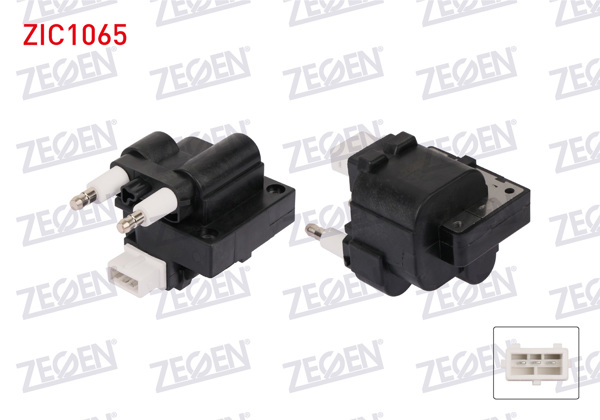 ZEGEN ZIC1065 | Ateşleme Bobini Beyaz Soket Renault Megane I 1.6İ 8V 1996-2003 / Laguna I 2.0İ 16V 1993-2001 / Safrane II 2.0 16V 1996-2000 / Volvo S40 I 1.6İ 16V 1995-2003 / S40 I 1.8İ 16V 1995-2003 / S40 I 2.0 1995-2003