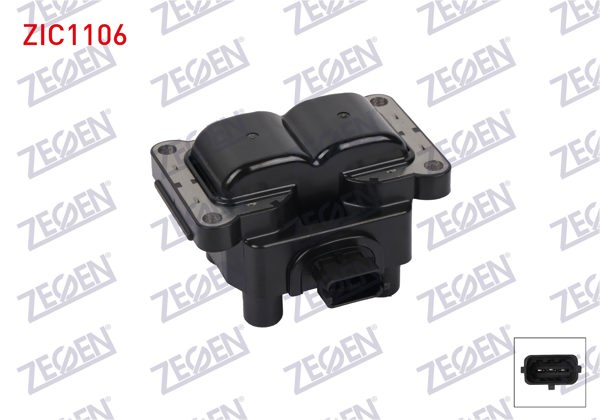 ZEGEN ZIC1106 | Ateşleme Bobini Fiat Palio 1.4 2005-/ Albea 1.4 2007-2009