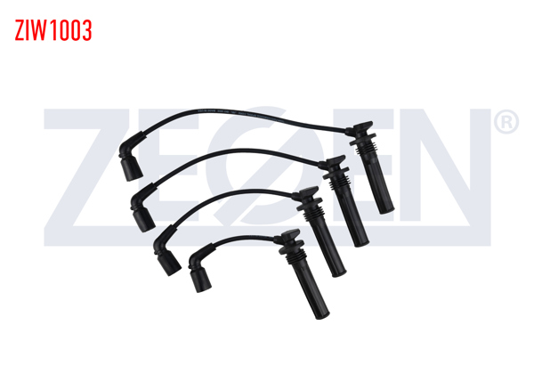 ZEGEN ZIW1003 | Buji Kablosu Takım Chevrolet Aveo 1.2 16V (B12d1-Lmu) 2006-2011 / Spark 1.0 16V (B10d1) 2010-2014 / Spark 1.2 16V (Z12xe) 2010-2014 | 1 Adet