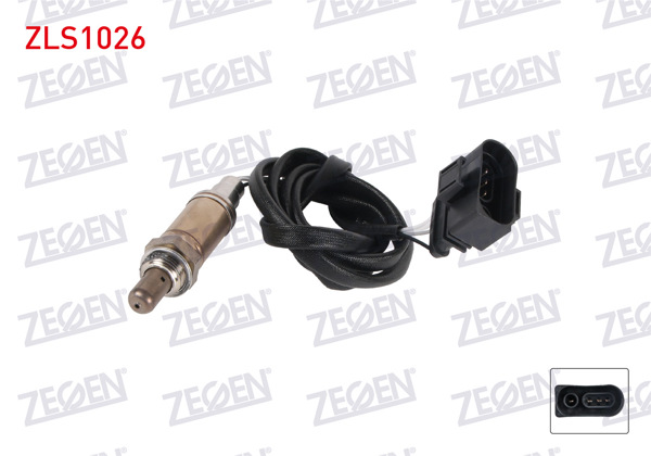 ZEGEN ZLS1026 | Lambda (Oksijen) Sensörü 1200 mm Volkswagen Passat 1.8 T (Aeb-Anb-Apu) 1996-2000 / Audi A3 1.8 T (Agu-Aqa-Arz-Aum) 1996-2003 / A4 1.8 T (Aeb-Anb-Apu-Ark-Awt) 1994-2001